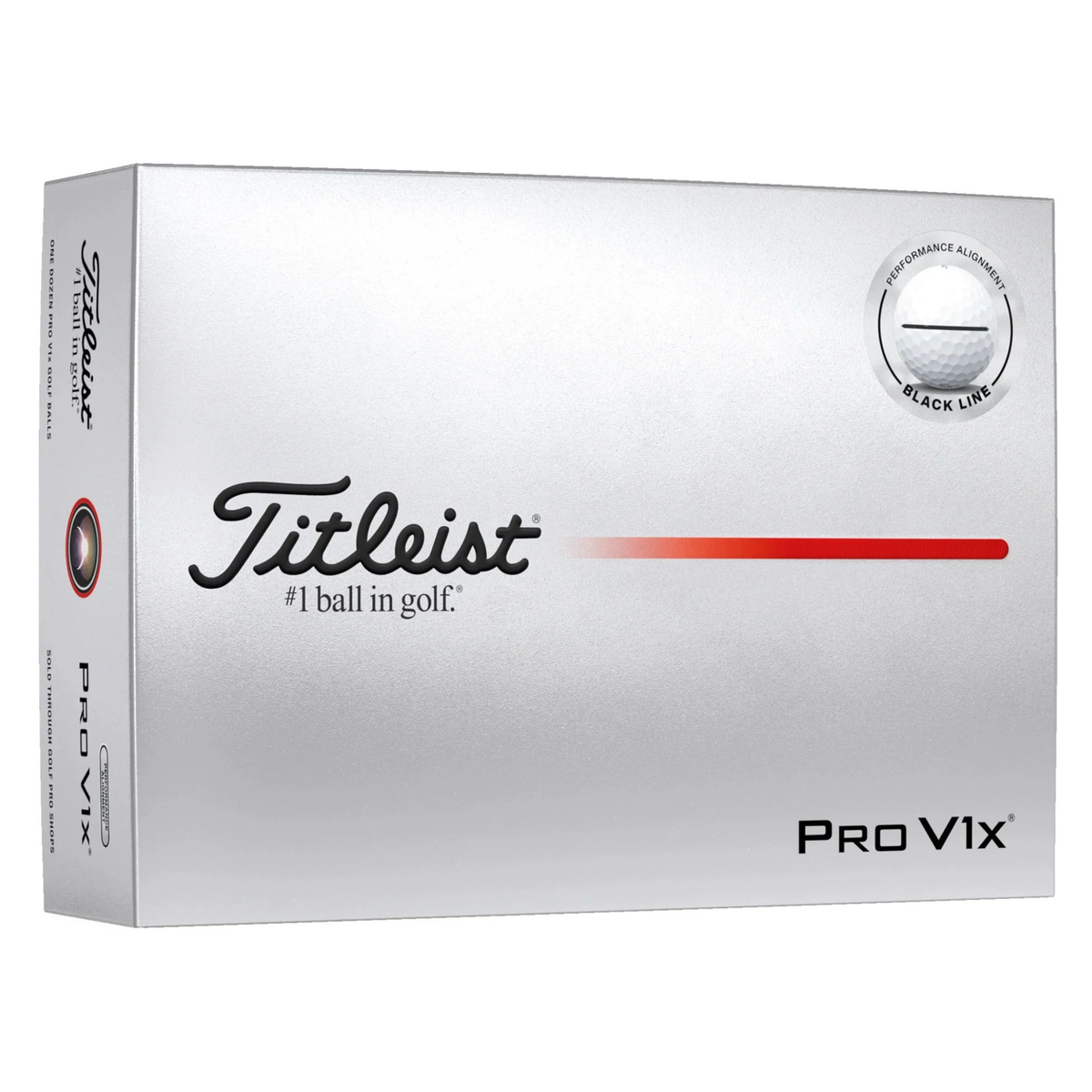 Titleist Pro V1x Performance Alignment Golf Balls Black