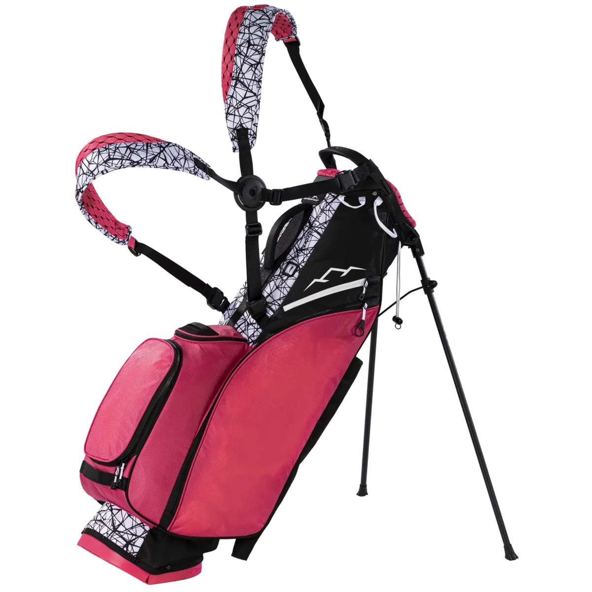 Sun Mountain 2025 Eclipse E-2.5 Stand Bag Black Pink Abstract