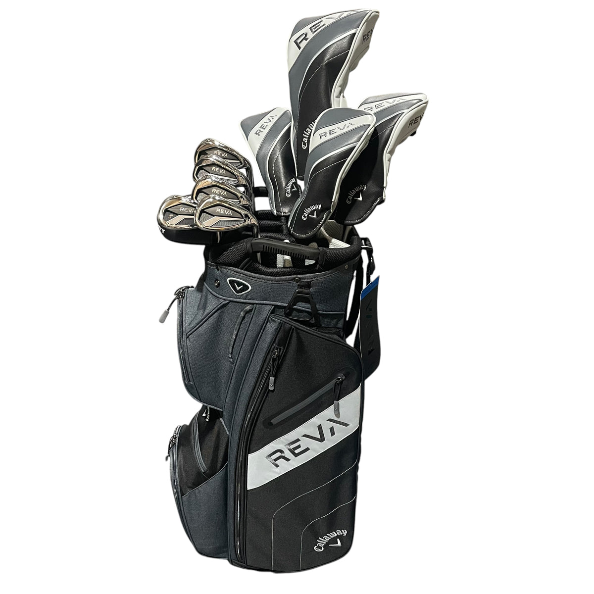 Callaway 2024 Women&#39;s REVA 11-Piece Package Set - Long Length - Used Package set Callaway Right Black Ladies