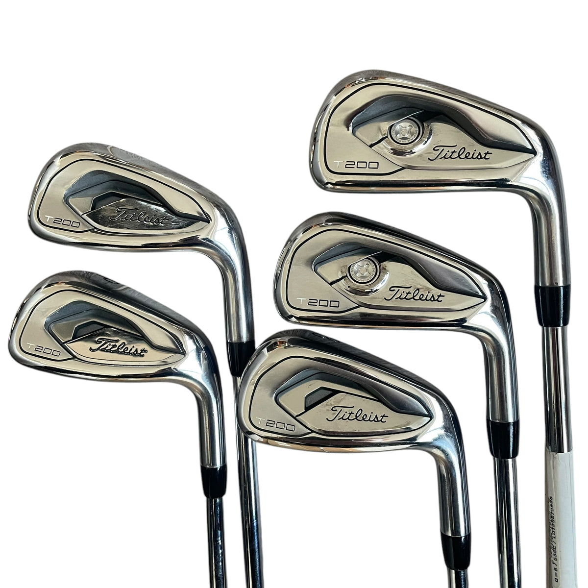 Titleist T200 Prior Gen. Iron Set - 6-PW - Demo Iron set Titleist Right Senior Steel - Project X LZ 110g 5.0 (+0.5&quot; LONG &amp; 2° UPRIGHT)