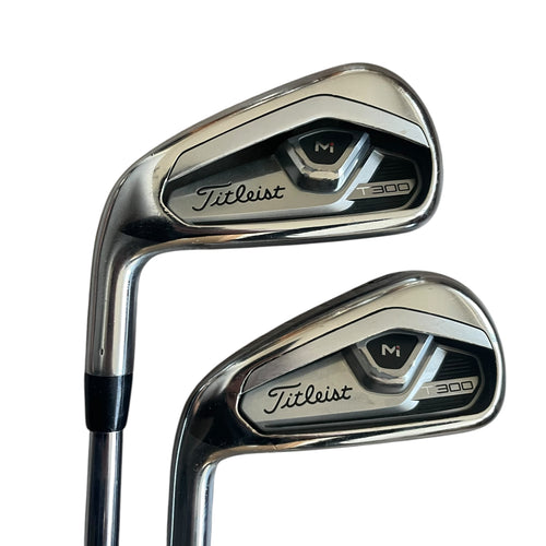 Titleist T300ii Iron Set - 5i-6i - Demo Iron set Titleist Left Stiff Steel - True Temper AMT White S300