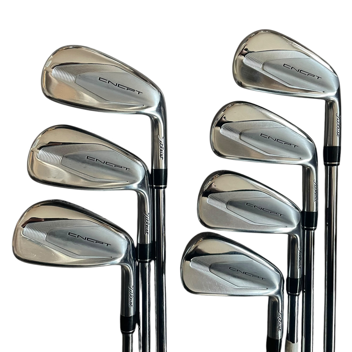 Titleist CNCPT CP-02 Iron Set - Steel - 4-PW - Demo Iron set Titleist Right Stiff Steel - N.S. PRO Modus3 Tour 120