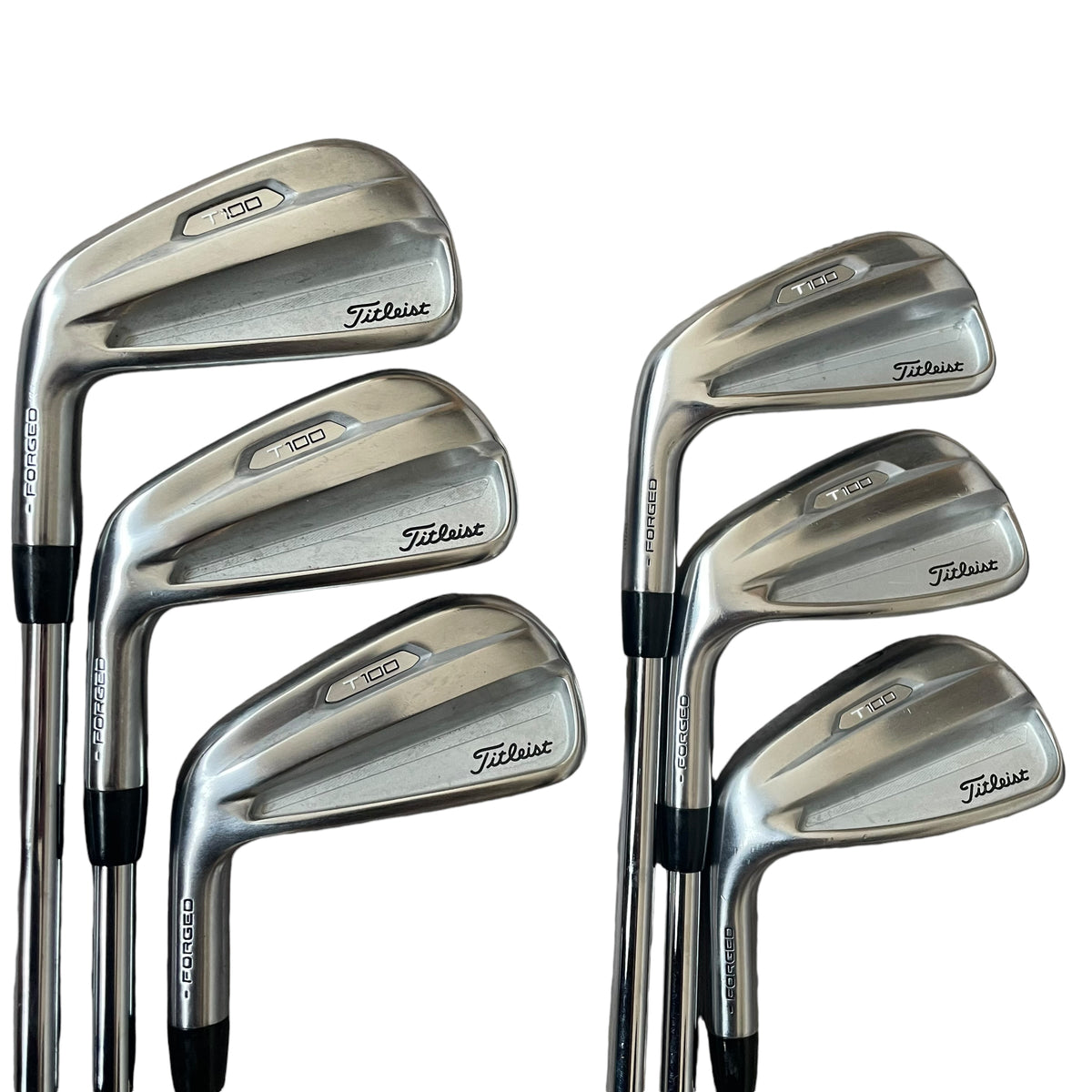 Titleist T100ii Iron Set - Steel - 4i-9i - Demo Iron set Titleist Left X-Stiff Steel - Project X LZ 6.5