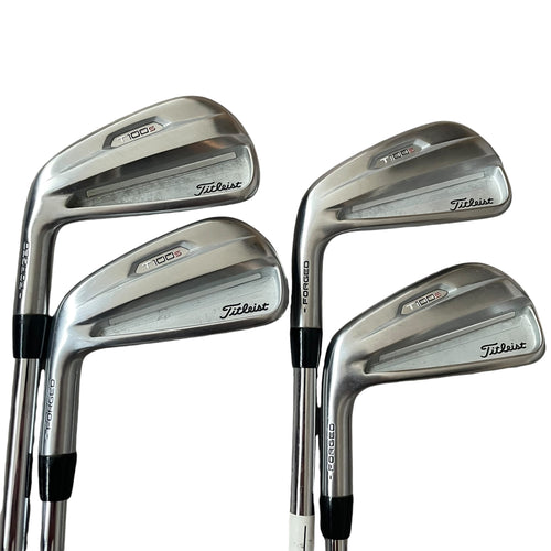 Titleist T100Sii Iron Set - Steel - 4i-7i - Demo Iron set Titleist Left Stiff Steel - KBS Tour S+ (1° FLAT)