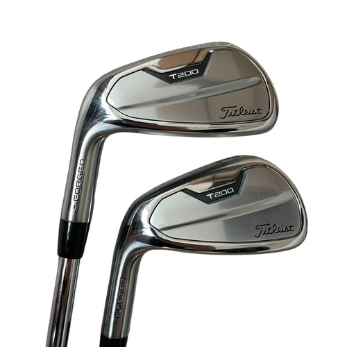 Titleist T200ii Iron Set - Steel - 9-PW - Demo Iron set Titleist Left Regular Steel - True Temper AMT Red R300 (1° FLAT)