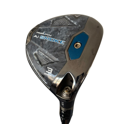 Callaway Paradym Ai Smoke MAX Fairway Wood - Used Right Stiff 3W (15°) - Mitsubishi Tensei Blue 65 (-0.5" SHORT)