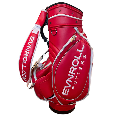 EVNROLL Golf Staff Bag - Demo Staff Bag EVNROLL Red/White