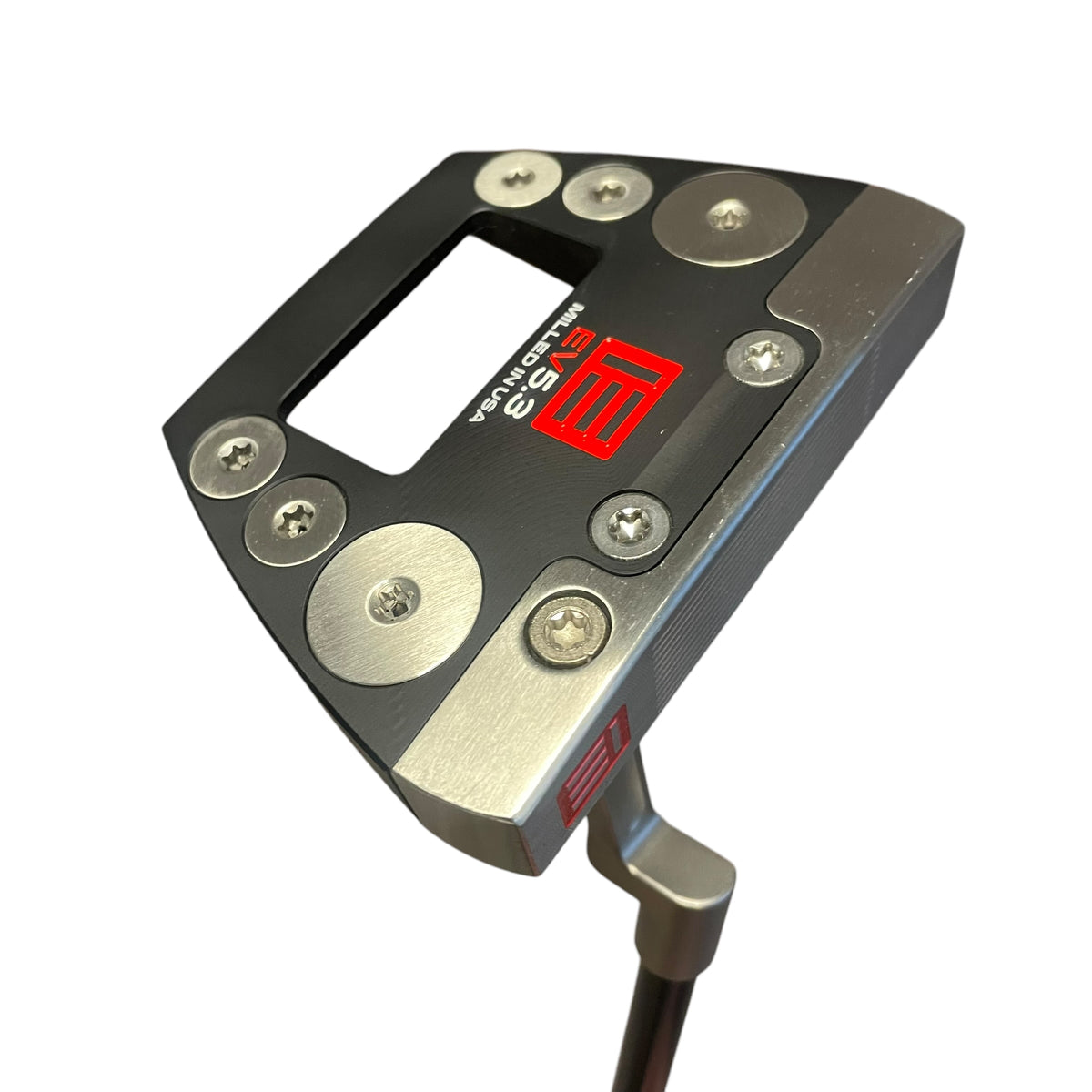 EVNROLL EV5.3 Duo Mallet Putter - Short Plumber - Indoor Demo Putter EVNROLL Right 35&quot; EVNROLL TourTac Black