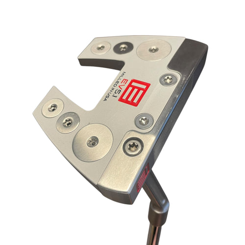 EVNROLL EV5.1 Satin Mallet Putter - Mid Slant - Indoor Demo Putter EVNROLL Right 33" EVNROLL TourTac White