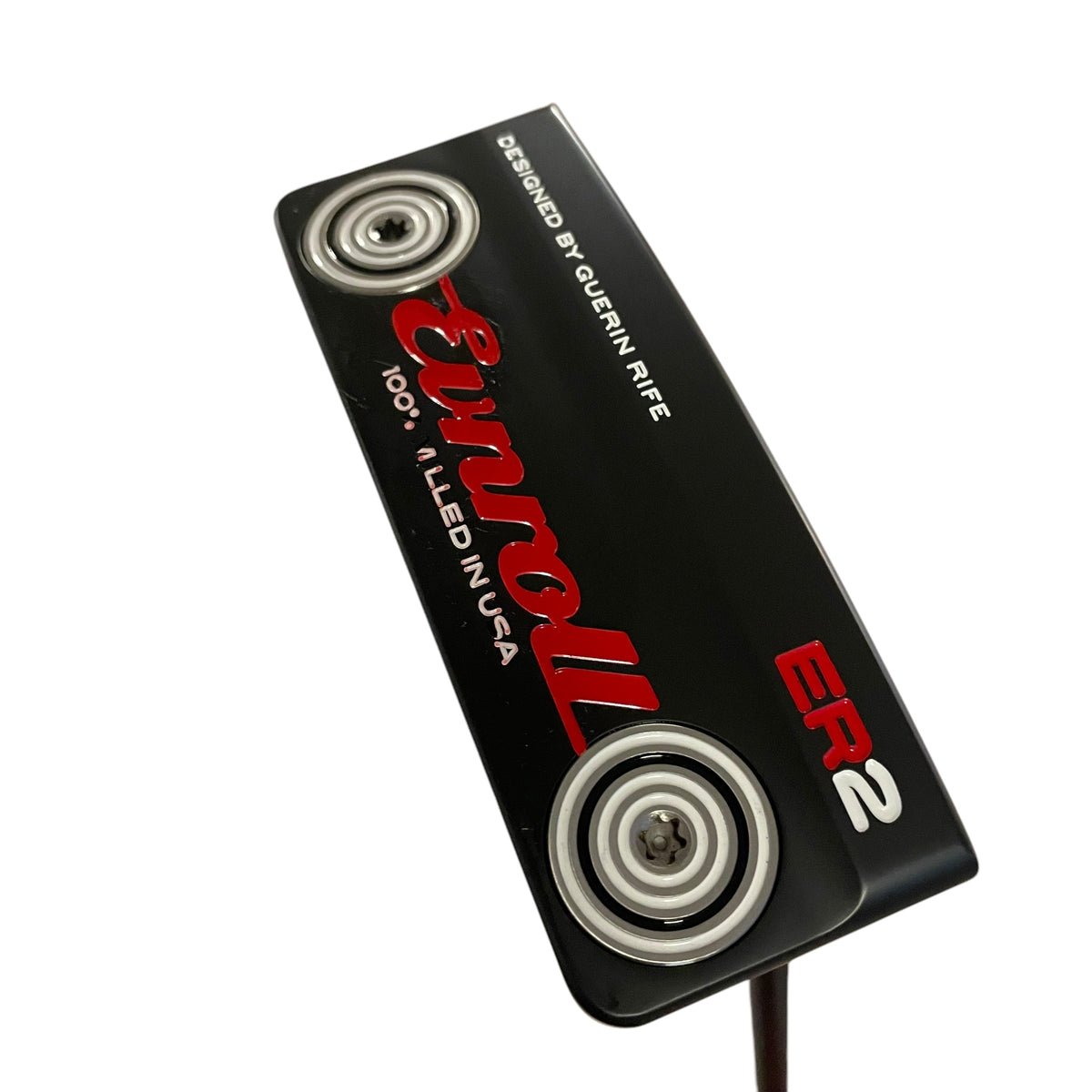 EVNROLL ER2 Neo Classic Black MidBlade Putter - Single Bend - Indoor Demo Putter EVNROLL