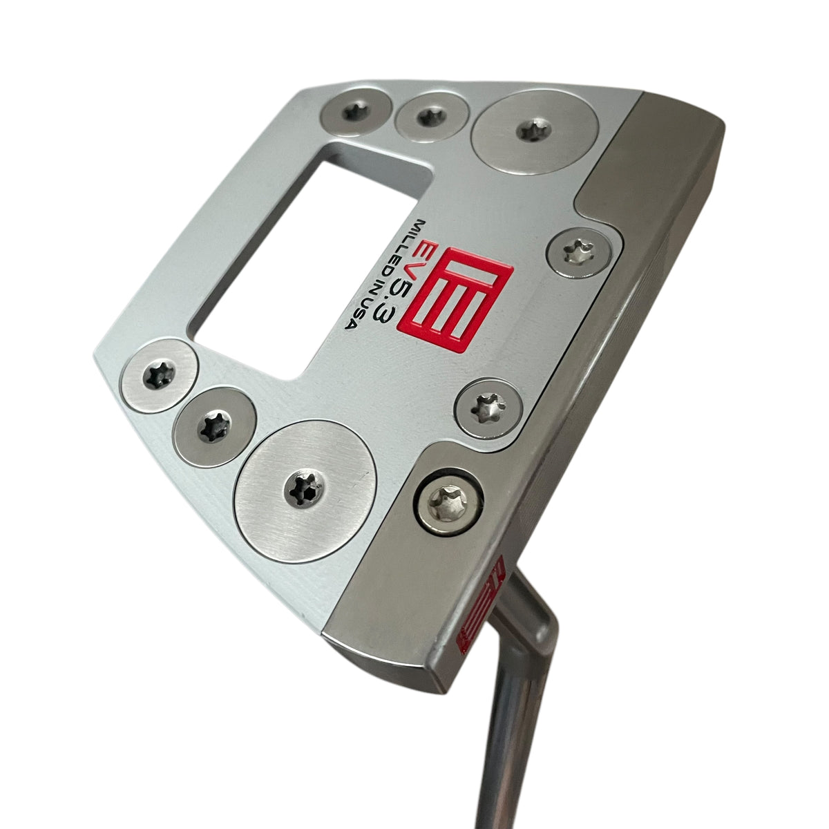 EVNROLL EV5.3 Satin Mallet Putter - Short Slant - Indoor Demo Putter EVNROLL Right 35&quot; EVNROLL TourTac White