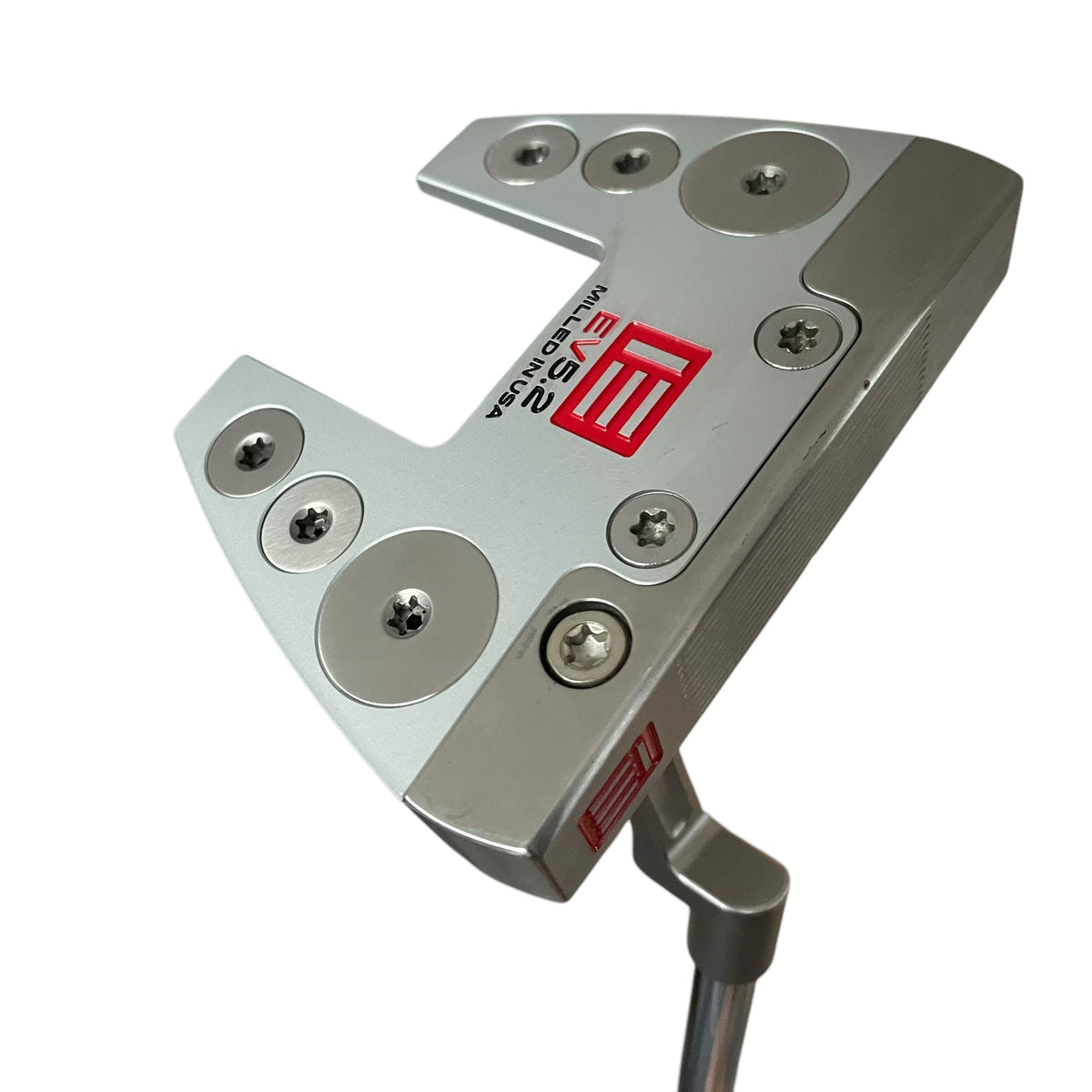 EVNROLL EV5.2 Satin Mallet Putter - Short Plumber - Indoor Demo Putter EVNROLL Right 35&quot; EVNROLL TourTac White