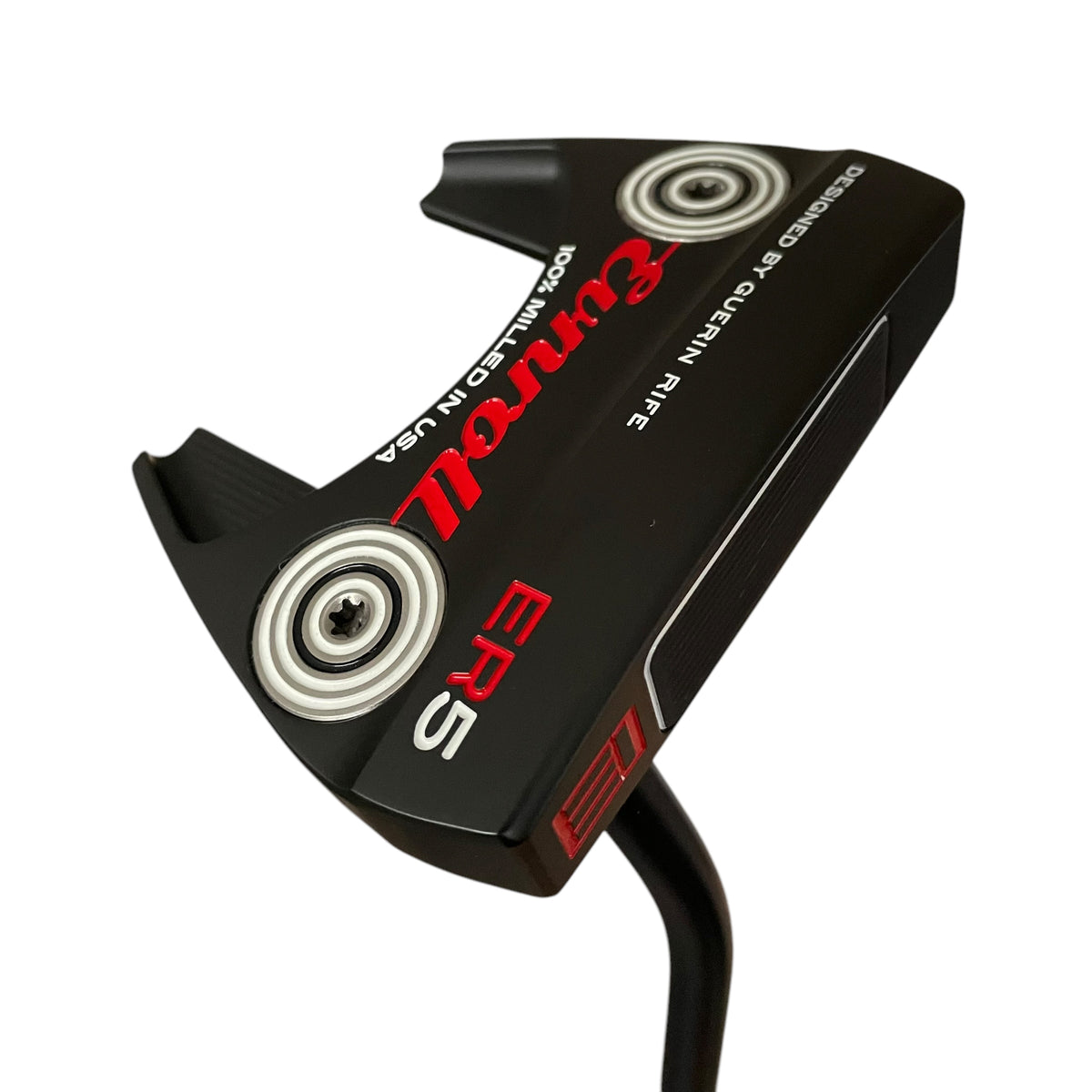 EVNROLL ER5 Neo Classic Black Hatchback Mallet Putter - Single Bend - Indoor Demo Putter EVNROLL Right 34&quot; EVNROLL TourTac Black &amp; White