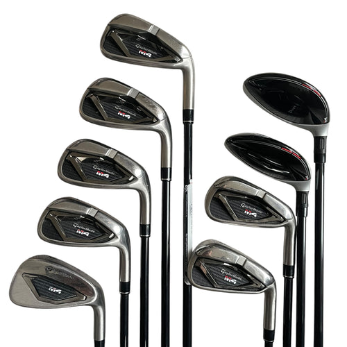 TaylorMade M4 Combo Iron Set - 3H, 4H, 5-PW, AW - Graphite - Used Iron set Taylormade Right Regular Fujikura ATMOS 60