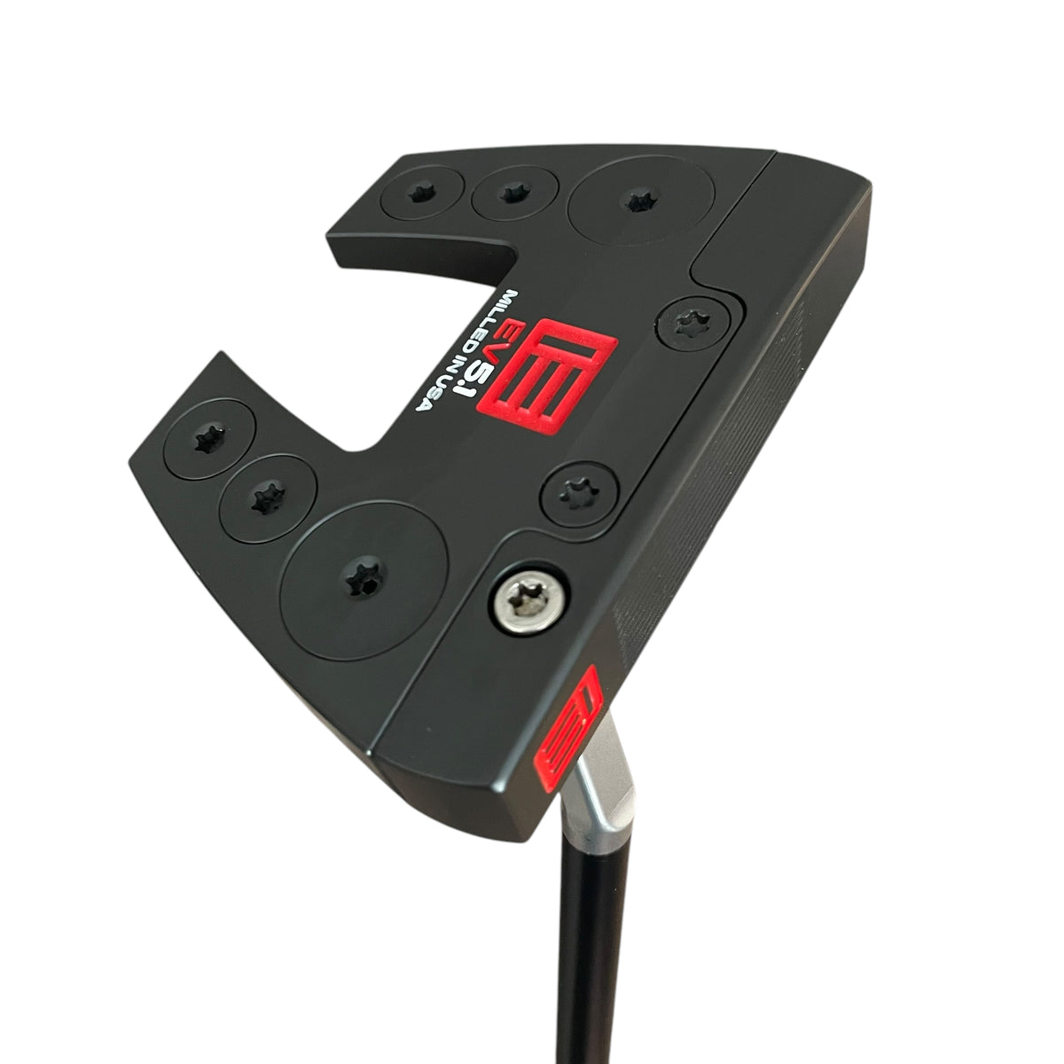 EVNROLL EV5.1 Black Hatchback Mallet Putter - Inline Slant - Indoor Demo Putter EVNROLL Right 35&quot; EVNROLL Red Pistol - 340g