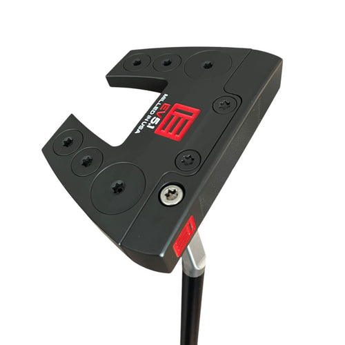 EVNROLL EV5.1 Black Hatchback Mallet Putter - Inline Slant - Indoor Demo Putter EVNROLL Right 35" EVNROLL Red Pistol - 340g