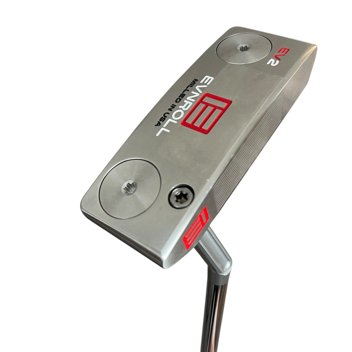 EVNROLL EV2 MidBlade Putter - Short Slant - Indoor Demo Putter EVNROLL Right 33&quot; EVNROLL TourTac White