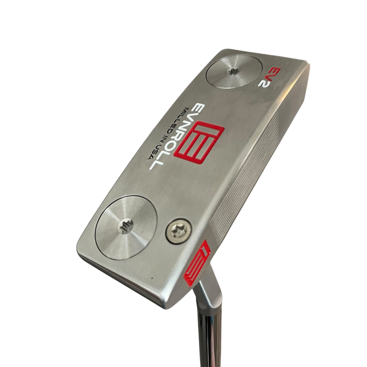 EVNROLL EV2 MidBlade Putter - Inline Slant - Indoor Demo Putter EVNROLL Right 34&quot; EVNROLL Red Pistol - 355g