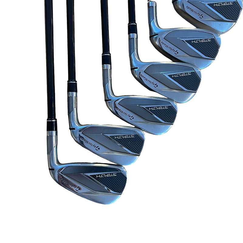 TaylorMade Stealth Iron Set - 5-PW, AW, SW - Graphite - Used Iron set Taylormade   