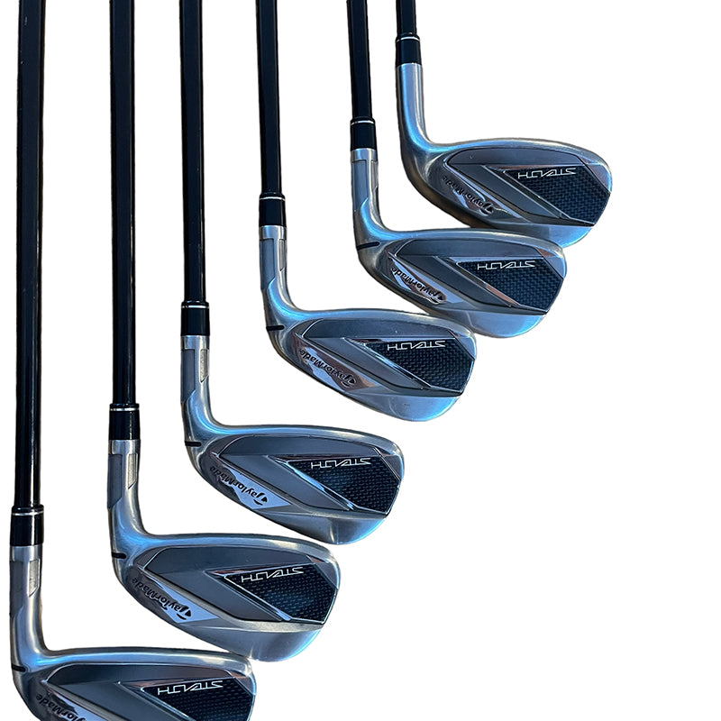 TaylorMade Stealth Iron Set - 5-PW, AW, SW - Graphite - Used Iron set Taylormade   