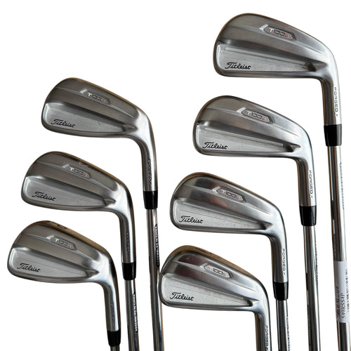Titleist T100Sii Iron Set - Steel - 4-PW - Demo Right Stiff Steel - Project X LZ 120g