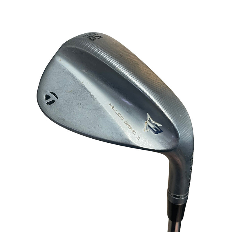 TaylorMade Milled Grind 3 Chrome RAW Wedge - Used wedge Taylormade Right 50.09 SB Dynamic Gold Tour Issue S400