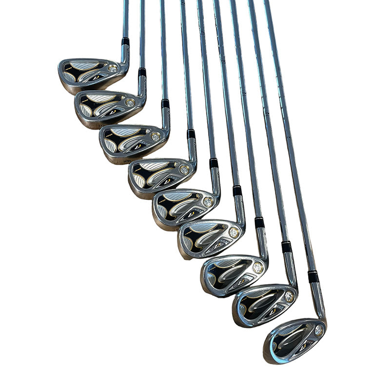 TaylorMade R7 Draw Iron Set - 4-PW, AW, SW - Used Iron set Taylormade Left Regular Steel - TaylorMade T-STEP 90