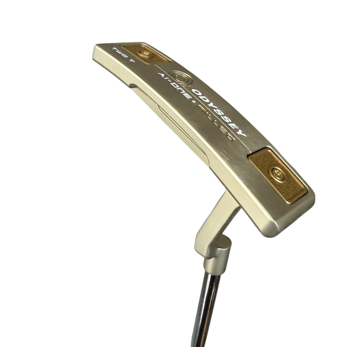 Odyssey Ai-ONE Milled Silver Two T Putter - L-Neck - Indoor Demo