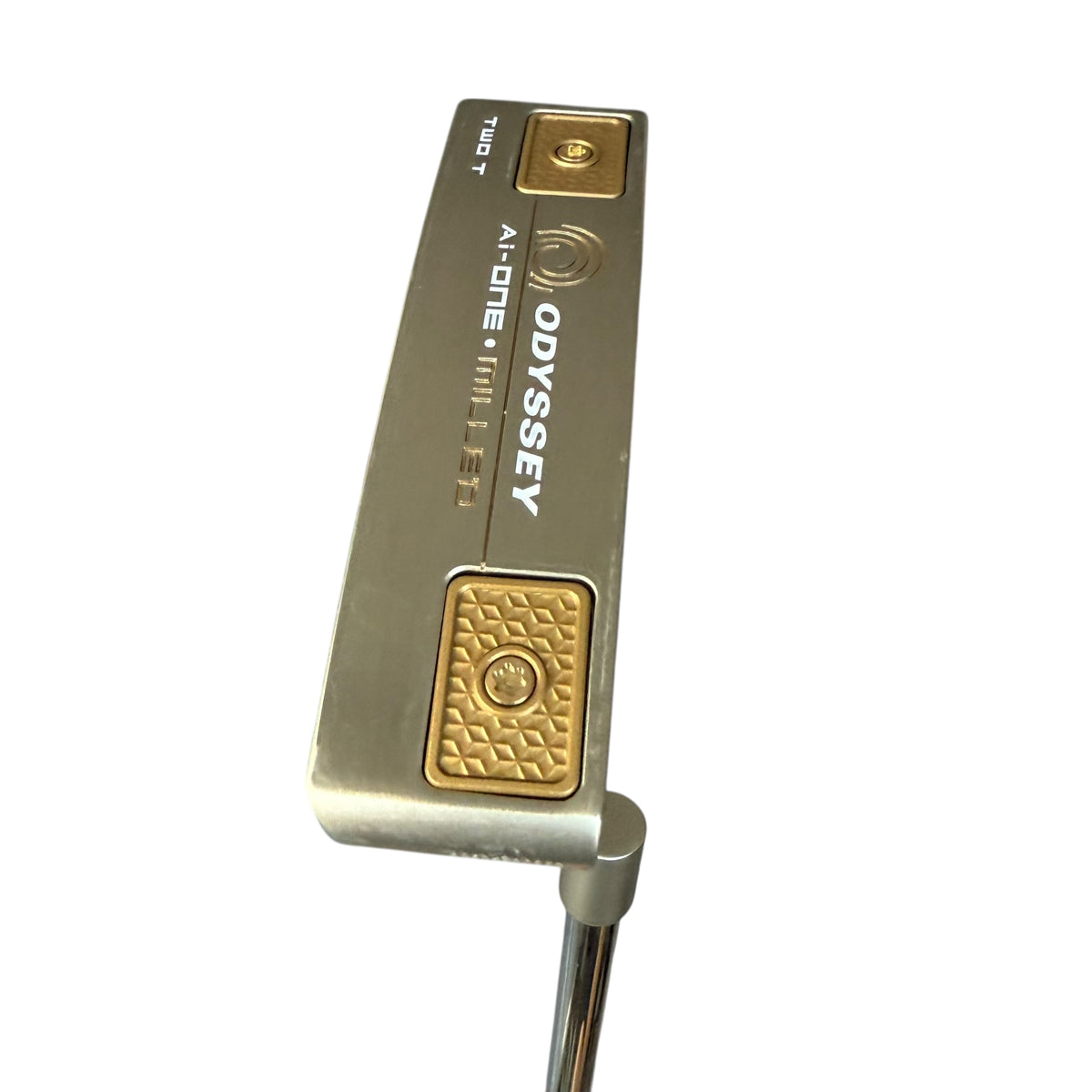 Odyssey Ai-ONE Milled Silver Two T Putter - L-Neck - Indoor Demo