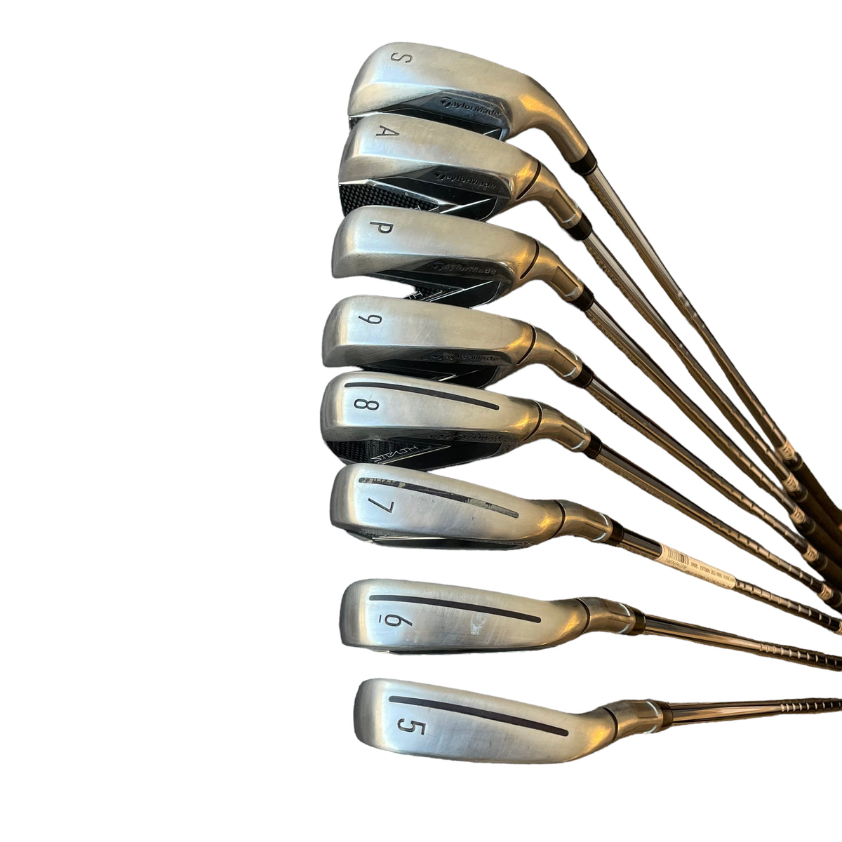 TaylorMade Stealth Iron Set - 5-PW, AW, SW - Steel - Used Iron set Taylormade   