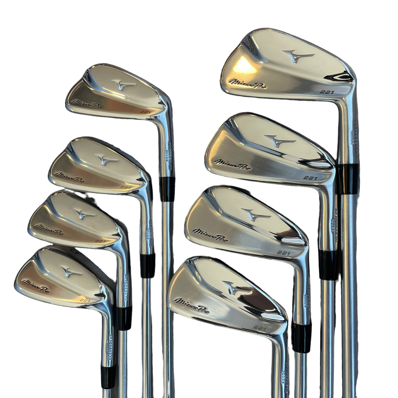 Mizuno PRO 221 Iron Set - 3-PW - Used Iron set Mizuno Right Stiff Steel - Project X LS 6.0 120