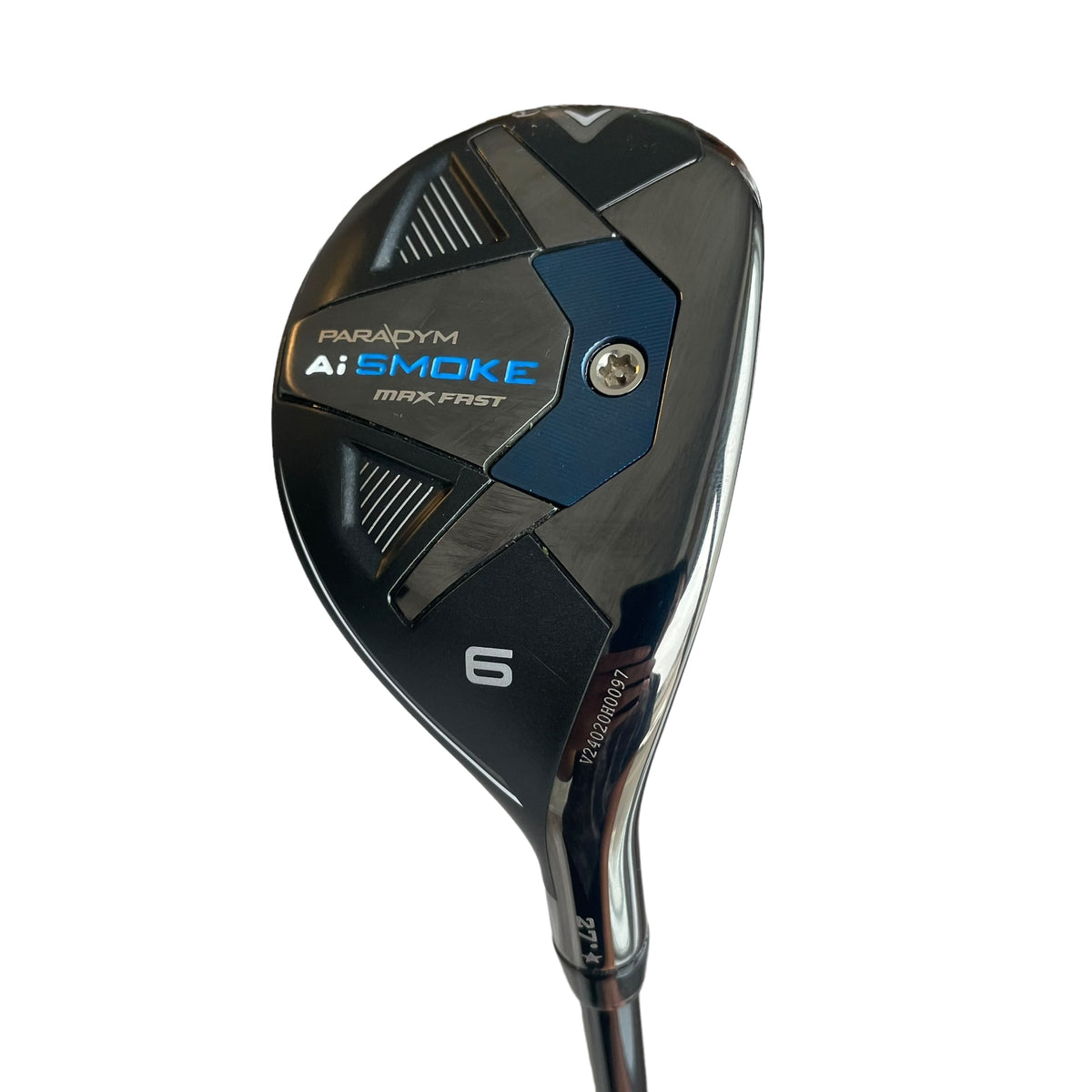 Callaway Paradym Ai Smoke MAX Fast Hybrid - Indoor Demo Hybrid Callaway Right Senior 6H (27*) - Mitsubishi Tensei Blue 40