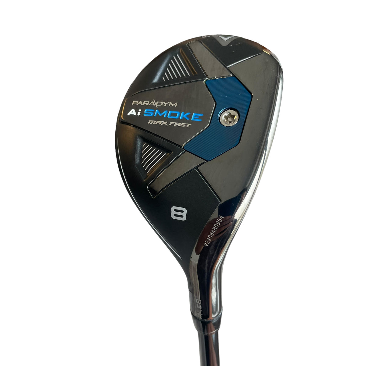 Callaway Paradym Ai Smoke MAX Fast Hybrid - Indoor Demo Hybrid Callaway Right Senior 8H (33*) - Mitsubishi Tensei Blue 40