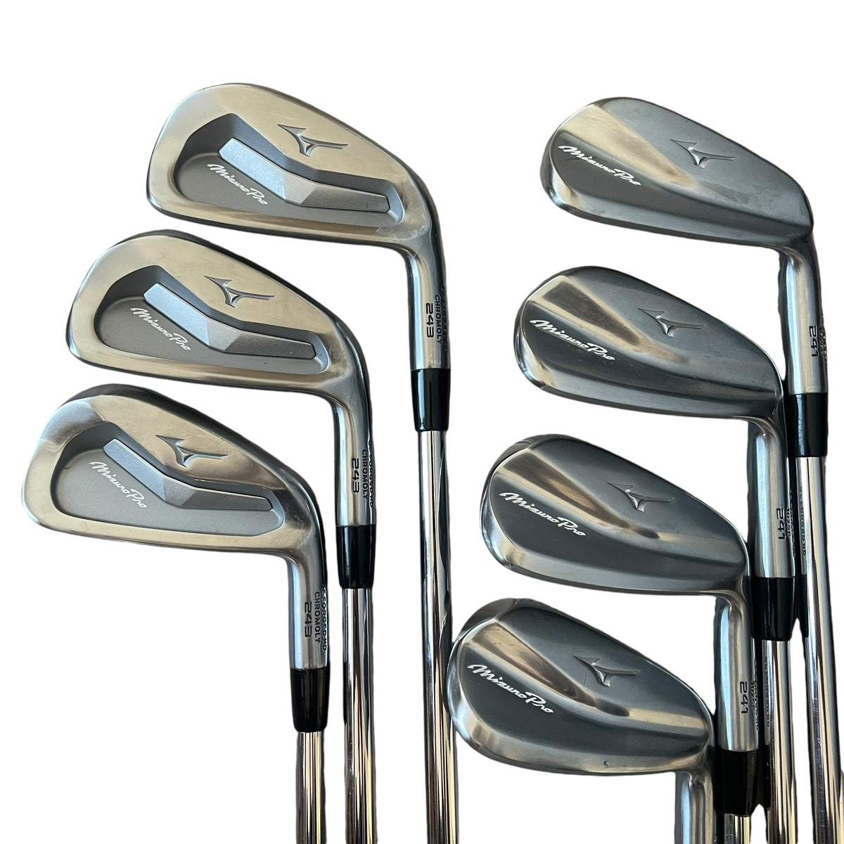 Mizuno Pro 241/243 Iron Set - 4-PW - Used Iron set Mizuno Right X-Stiff Steel - Dynamic Gold 120 (+0.5&quot; LONG)