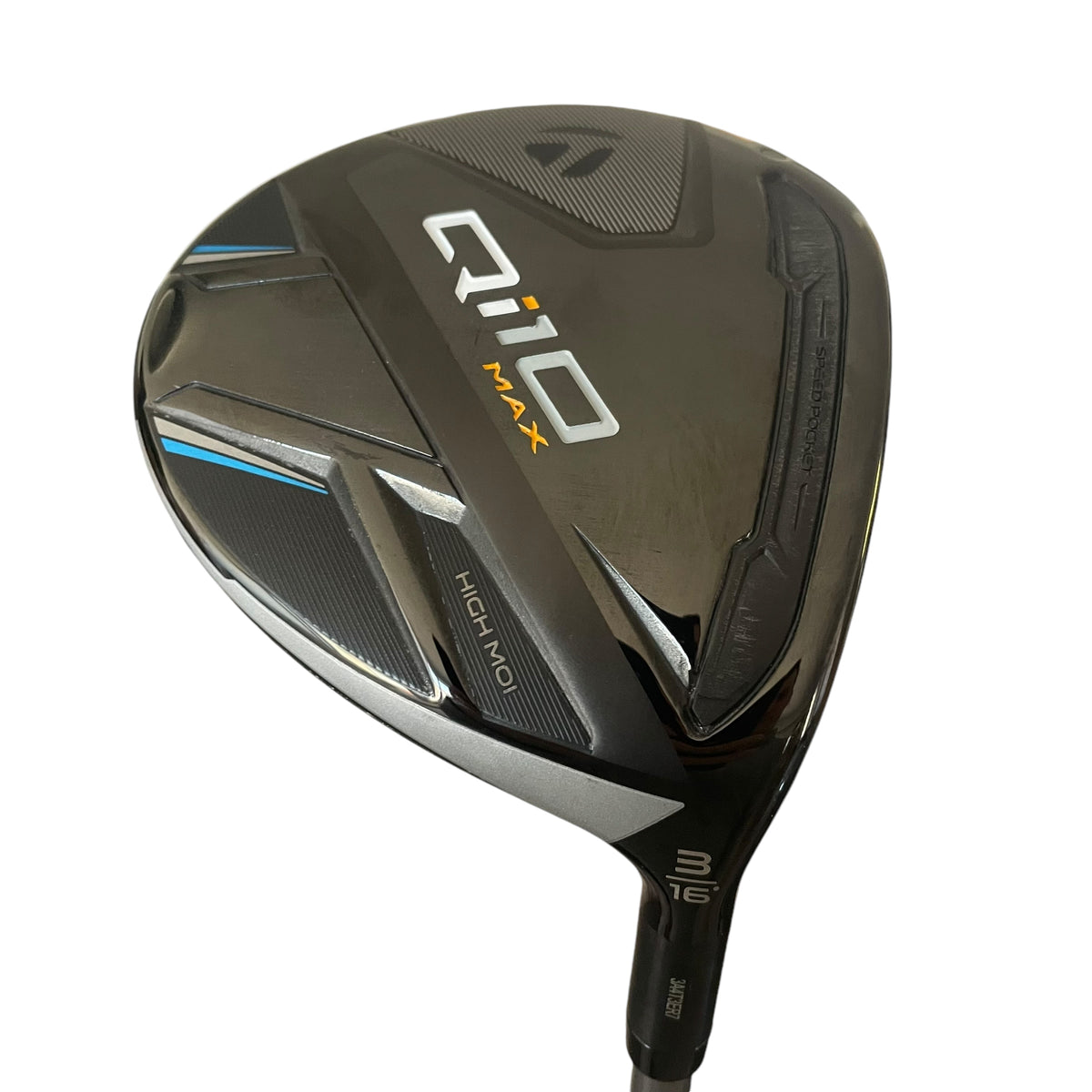 TaylorMade Qi10 Max Fairway Wood - Indoor Demo Fairway Wood Taylormade Right Senior 3W (16*) - FUJIKURA SPEEDER NX TCS 50