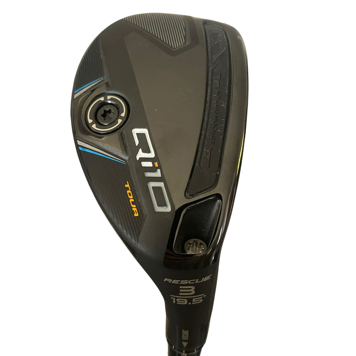 TaylorMade Qi10 Tour Rescue - Indoor Demo Hybrid Taylormade Right Stiff 3H (19.5*) - MITSHUBISHI TENSEI AV LIMITED BLUE HY