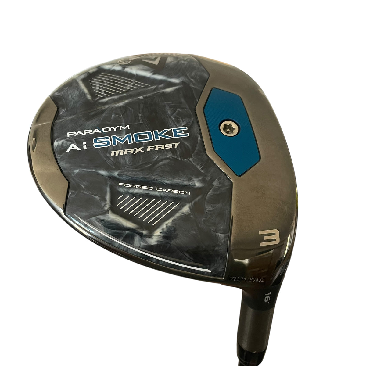 Callaway Paradym Ai Smoke MAX Fast Fairway Wood - Indoor Demo Fairway Wood Callaway Right Senior 3W (16°) - Mitsubishi Tensei Blue 40