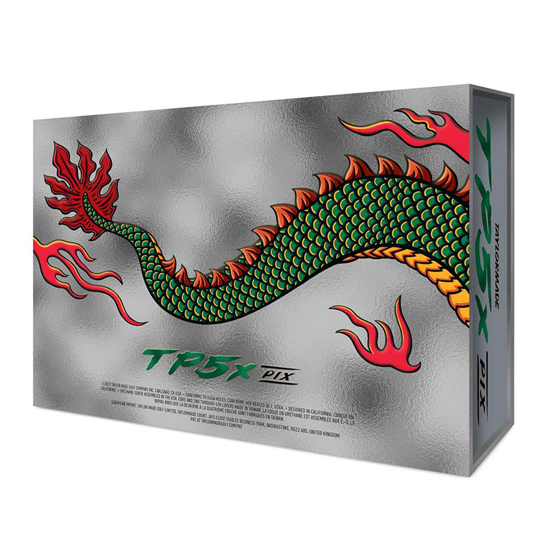 TaylorMade TP5x PIX Dragon Golf Balls - Limited Edition Golf Balls Taylormade   