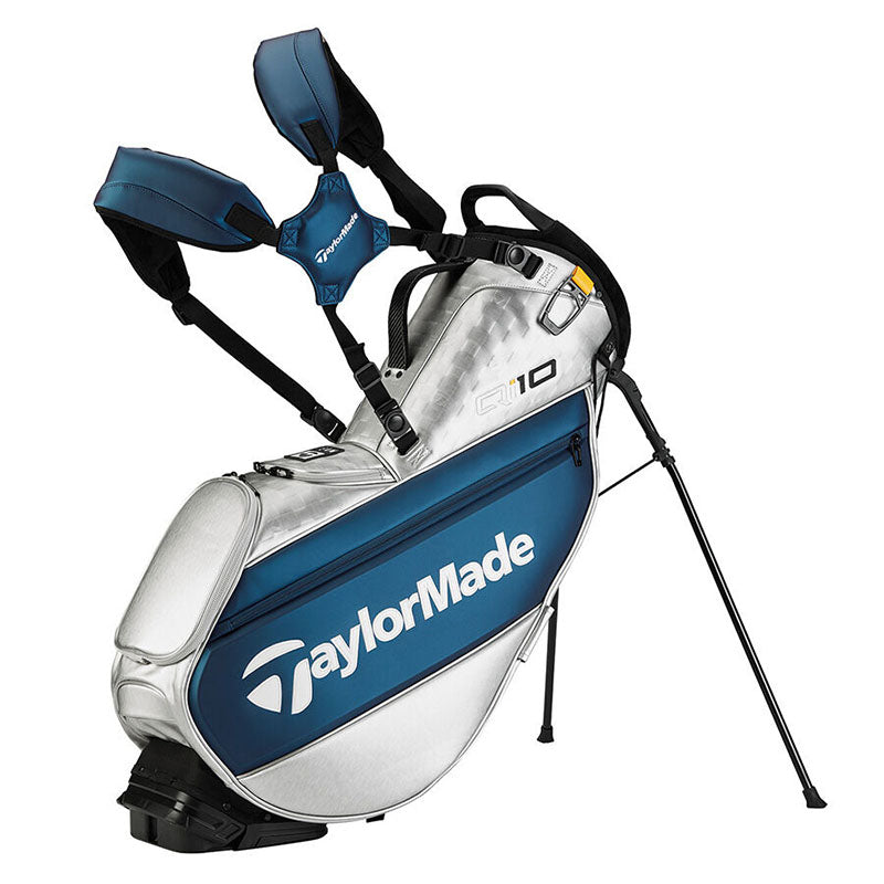 TaylorMade Tour Stand Bag Stand Bag Taylormade Silver/Navy  