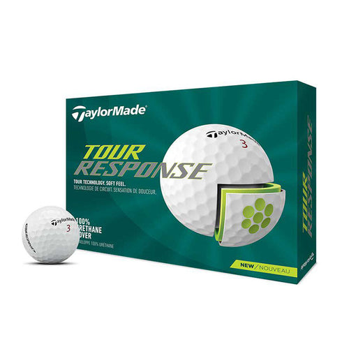 TaylorMade Tour Response Golf Ball Golf Balls Taylormade White  