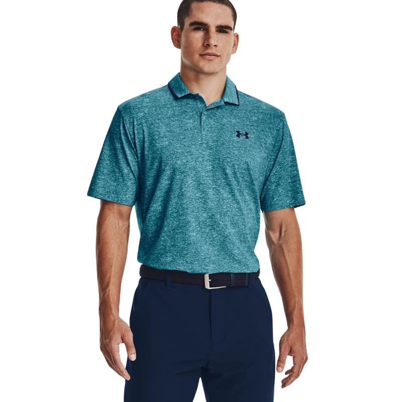 Under Armour Iso-Chill Golf Polo Men&#39;s Shirt Under Armour Glacier Blue SMALL 