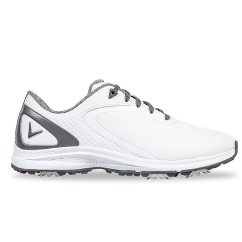 Callaway Women's Coronado V2 Spiked Golf Shoe Women's Shoes Callaway White Medium 6