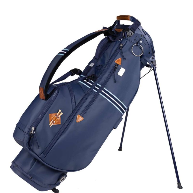 Sun Mountain 2023 Mid-Stripe Stand Bag - Single Strap Stand Bag Sun Mountain Navy/Frost  
