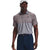 Under Armour Playoff 3.0 Stripe Golf Polo Men's Shirt Under Armour Midnight Navy/Orange MEDIUM