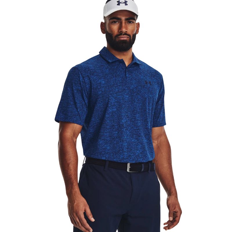 Under Armour Iso-Chill Golf Polo Men&#39;s Shirt Under Armour Blue Mirage SMALL 