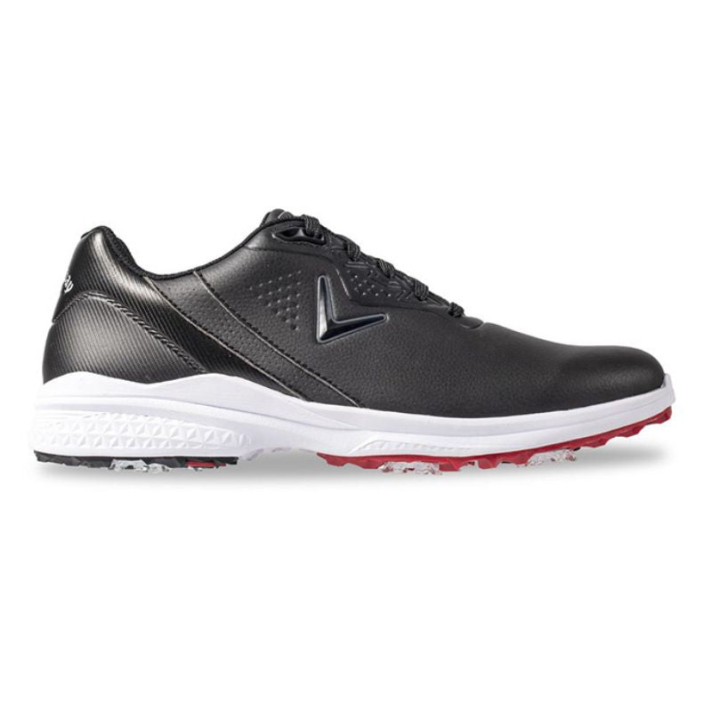 Callaway Solana TRX V2 Spiked Golf Shoe Men&#39;s Shoes Callaway Black/Red Medium 8
