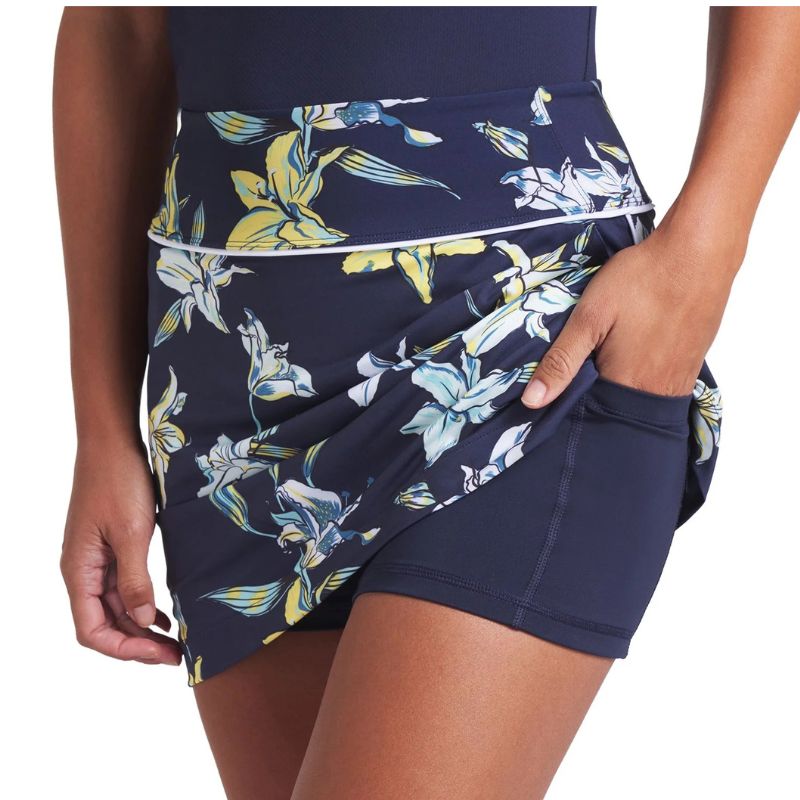 PUMA Women's Blake Knit Lily Floral Golf Skirt
