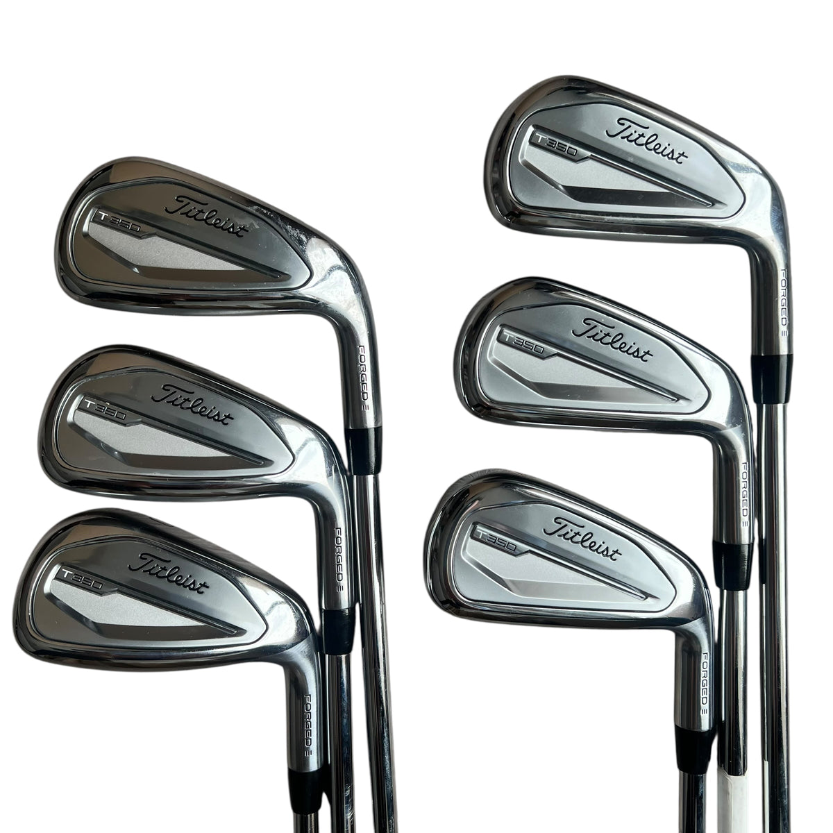 Titleist T350 3G Iron Set - Steel - 5-PW - Demo Right Stiff Steel - True Temper AMT Red S300