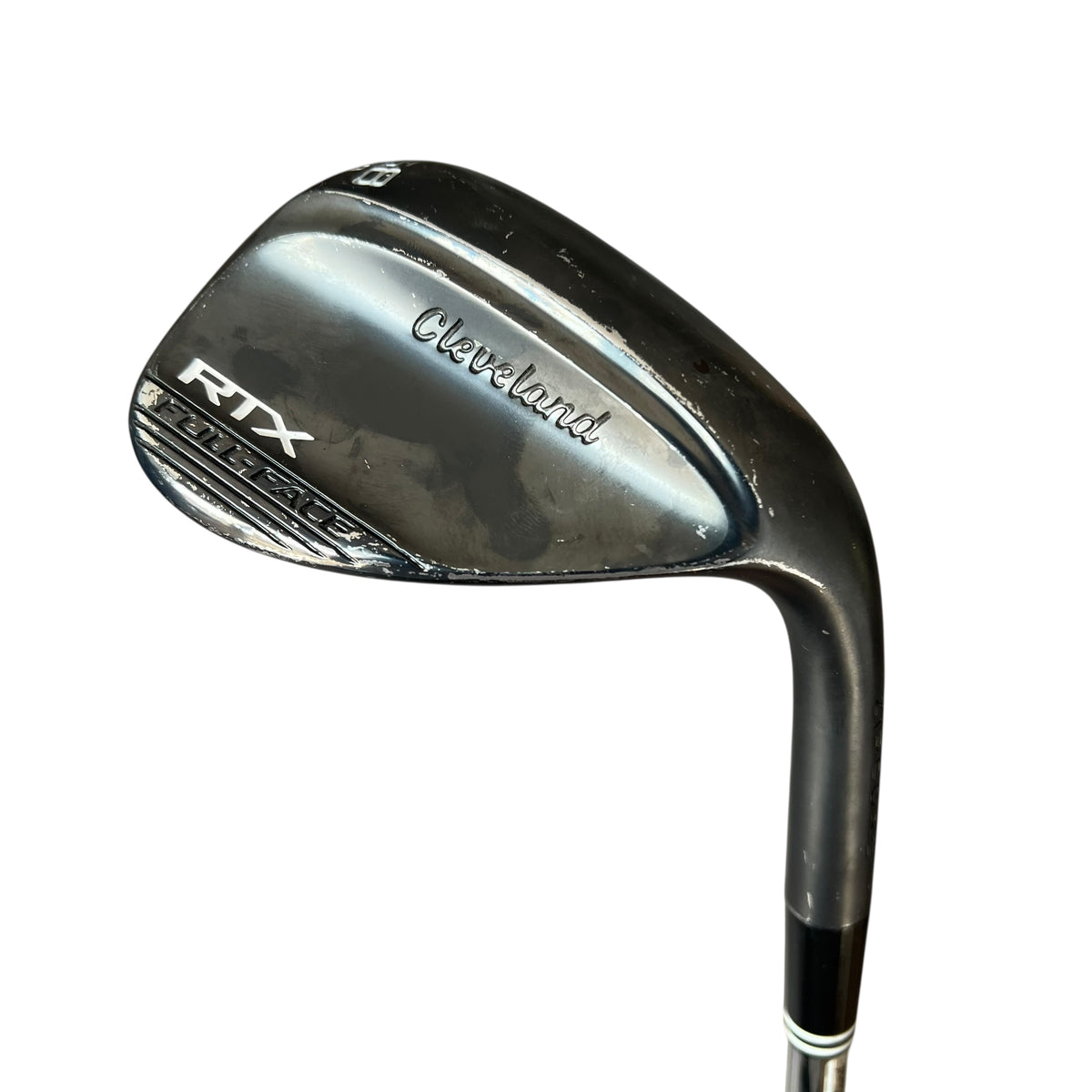 Cleveland RTX Full-Face Black Satin Wedge - Demo Right 58.09 C DYNAMIC GOLD 115 Wedge