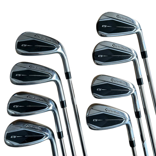 TaylorMade Qi10 Iron Set - 5-PW, AW, SW - Used Right Regular Steel - KBS MAX 85g